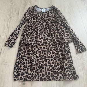 Leopard Print Knit Dress